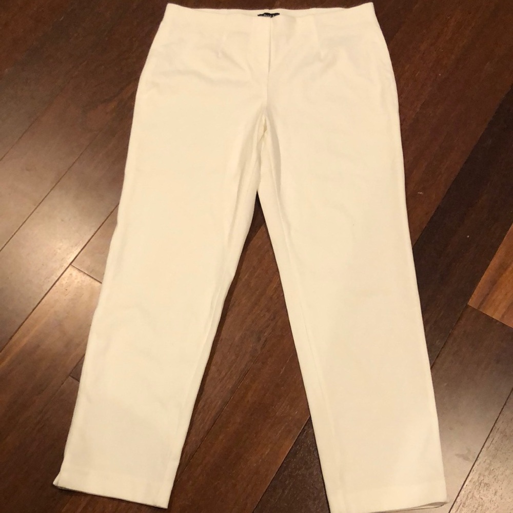 Holland Ave pull on white pants